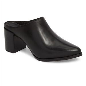 Matisse x Amuse Society new black leather mules